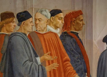 Les spectateurs assistent à la résurrection miraculeuse du fils de Théophile, préfet d