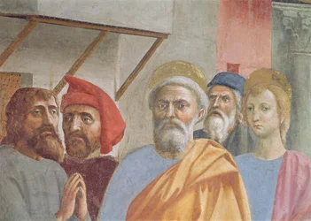 Saint Pierre guérissant avec son ombre : détail de Saint Pierre (détail)