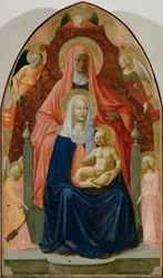 et Masolino : Sainte Anne, la Vierge Marie et l