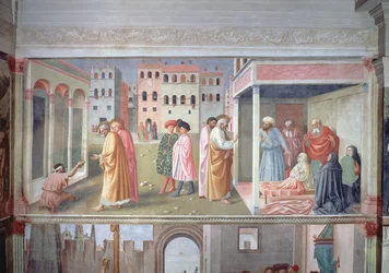 Saint Pierre guérissant un infirme et la résurrection de Tabitha