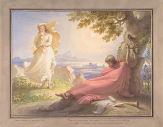 Tasso contemplant la beauté, 1823