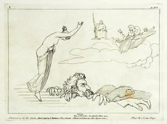 (2) Flaxman Iliad 1793, gravé 1795, 185 x 251 mm