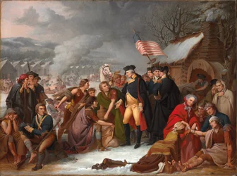 George Washington à Valley Forge, esquisse préliminaire