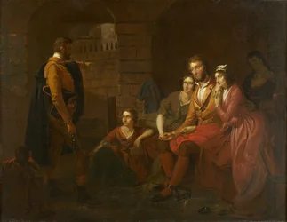 Lafayette en prison à Olmütz, 1850