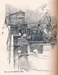 Quai en face de Waterloo Pier, vers 1902