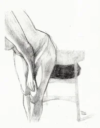 Forme nue courbée