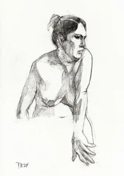 Femme pensive