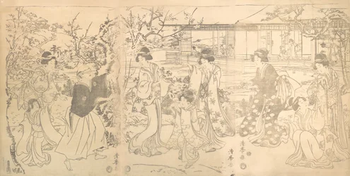Scène de la vendetta Chushingura des 47 détaillants loyaux, vers 1820