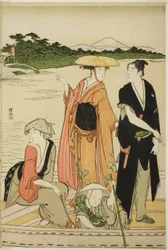 Bac sur la rivière Rokugo
