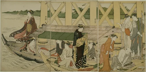 Bateaux de plaisance sous le pont Azuma
