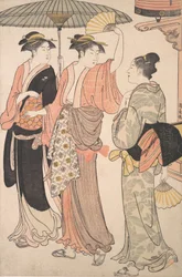 Le cinquième mois, de la série Douze mois dans le quartier des plaisirs du Sud Minami j..., 1784