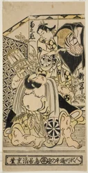 Les Acteurs Anegawa Shinshiro I et Segawa Kikunojo I