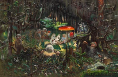 Princesse de conte de fées, vers 1896 (huile sur toile)