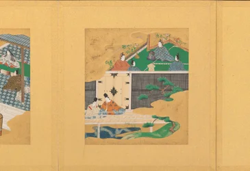 Scènes du Conte de Genji Genji monogatari
