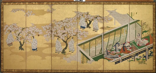 <em>Le Conte de Genji</em>, Chapitre 34; Kashiwagi aperçoit la Troisième Princesse