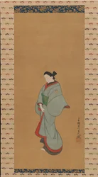 Femme debout, vers 1730
