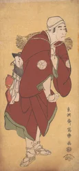 Bando Mitsugoro II en tant que fermier Asakusa no Jirosaku