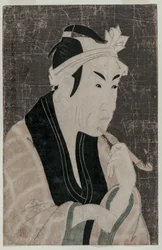 Matsumoto Koshiro IV en tant que Gorobei, le vendeur de poissons de Sanya