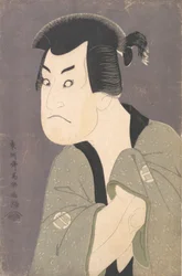 Sakata Hangoro III en tant que Fujikawa Mizuemon dans la pièce Hana Ayame Bunroku Soga, 1794