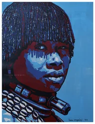 Un portrait africain plein de vie