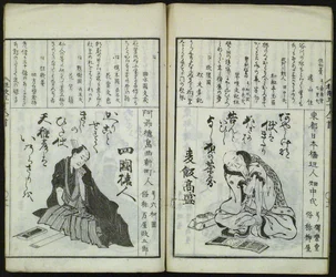 Une nouvelle sélection de cinquante poètes du Kyôka (Shinsen kyôka gojûnin isshu)