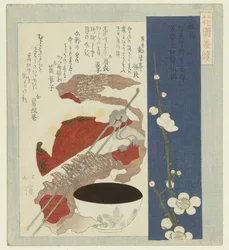 Fleurs de prunier argentées