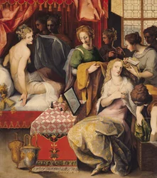 Hyante et Climène à leur toilette