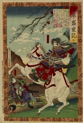 Tomoe Gozen décapite Morishige à Awazu