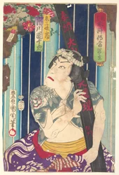 Portrait imaginaire, Shuihuzhuan de la scène : Tōryūdai (Mitate Suikoden Tōrōdai) - L