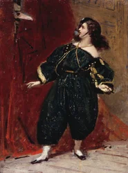 Masque du Bersagliere, par Tranquillo Cremona (1837-1878)