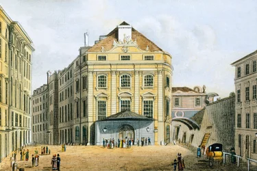 Autriche, Vienne, Kaiserliches et Koenigliches Hoftheater par Tranquillo Mollo, Gravure