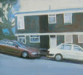 Un endroit pour vivre 13, 2011 (huile sur contreplaqué)