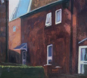 Un endroit pour vivre 18, 2011 (huile sur contreplaqué)