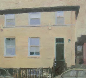 A place to live 1, 2010 (huile sur contreplaqué)