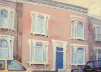 Un endroit pour vivre 23, 2012 (huile sur contreplaqué)