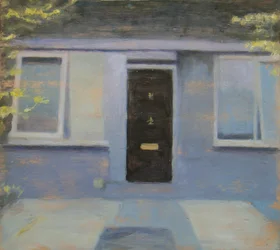 A place to live 2, 2010 (huile sur contreplaqué)