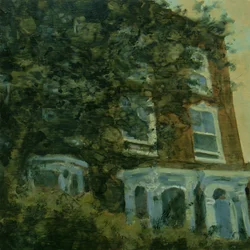 Un endroit pour vivre 35, 2012 (huile sur contreplaqué)