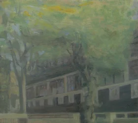 A place to live 3, 2010 (huile sur contreplaqué)