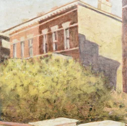 Un endroit pour vivre 50, 2013 (huile sur contreplaqué)