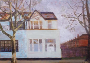 Un endroit pour vivre 51, 2013 (huile sur contreplaqué)