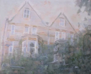 Un endroit pour vivre 60, 2013 (huile sur contreplaqué)