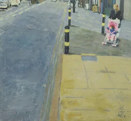 Peinture de rue, 2018 (huile sur toile)