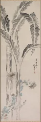 Bananiers et chrysanthèmes, 19ème siècle