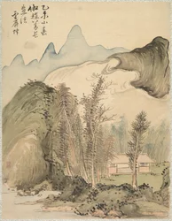 Cabane au milieu des arbres, 1847
