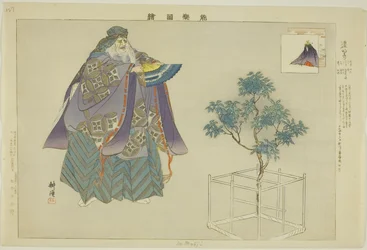 Domyoji, de la série "Images de performances No (Nogaku Zue)"