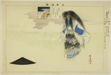 Gen Chidori, de la série "Images de représentations No (Nogaku Zue)"