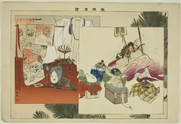 Propriétés, de la série "Images de performances No (Nogaku Zue)"