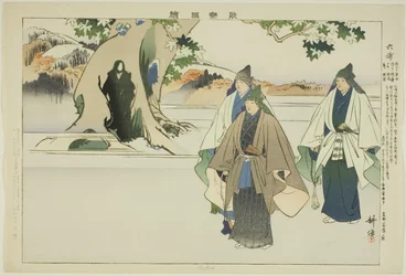 Roppo, de la série "Images de performances No (Nogaku Zue)"