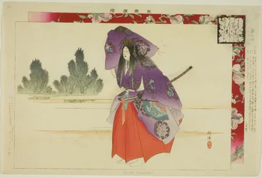 Seiobo, de la série "Images de représentations No (Nogaku Zue)"