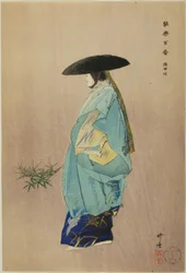 Sumidagawa, de la série "One Hundred No Dramas (Nogaku hyakuban)".